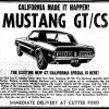 1968 GT/CS Cutter Ford ad