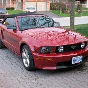 2008 Mustang GT/CS Candy Apple Red